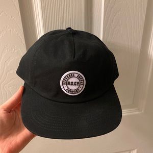 Herschel black Scout Felt patch hat